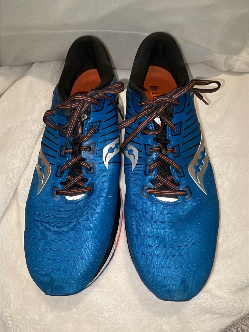 Saucony Blue Athletic Sneakers with Silver Logos SIZE 15 W MEN’S